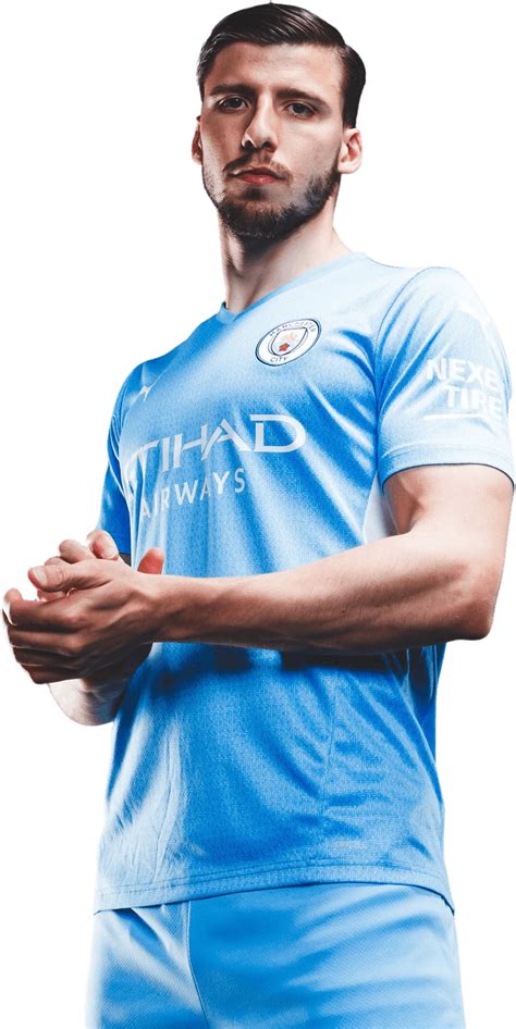 Rúben Dias Manchester City football render - FootyRenders