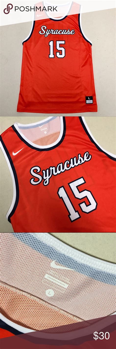 Syracuse University - Nike Men's Bball Jersey 🏀 | Nike men, Nike shirts, Nike basketball jersey