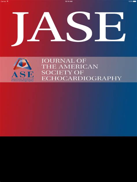 Jrnl of the American Society of Echocardiography - appPicker