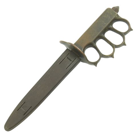 Original U.S. WWI Model 1918 Mark I Trench Knife by L. F. & C. with St – International Military ...