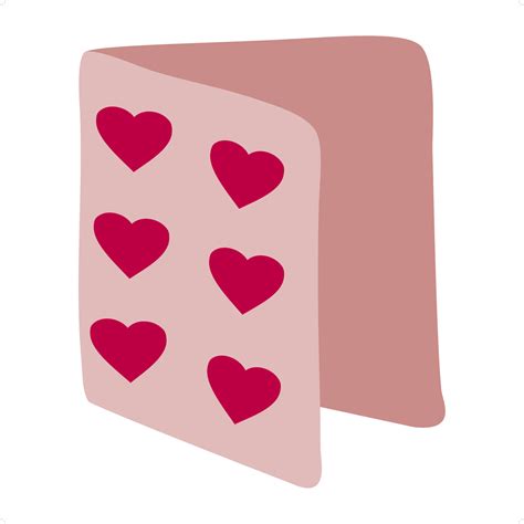 valentine card flat art 12666922 Vector Art at Vecteezy