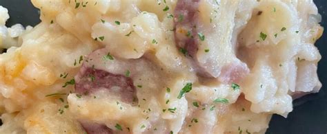 RECIPE: Crockpot Ring Bologna and Potato Casserole - Dan & Debbies Creamery