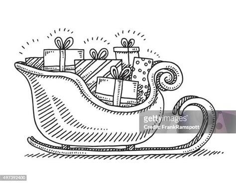 Santa Sleigh Drawing Photos and Premium High Res Pictures - Getty Images