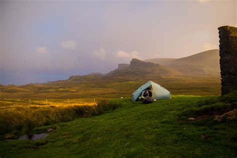 Wild camping on the Isle of Skye #camping #hiking #outdoors #tent #outdoor #caravan #campsite # ...