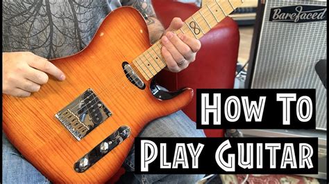 How To Play Guitar - Beginners electric guitar - YouTube