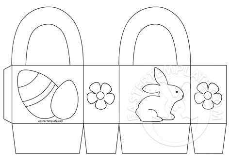 Printable Easter Egg Basket