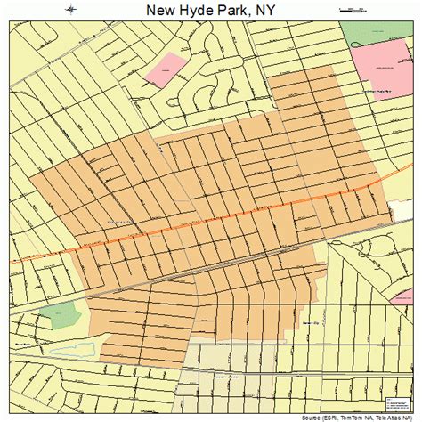 New Hyde Park New York Street Map 3650397