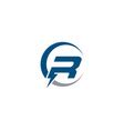 P electric energy power logo design company Vector Image