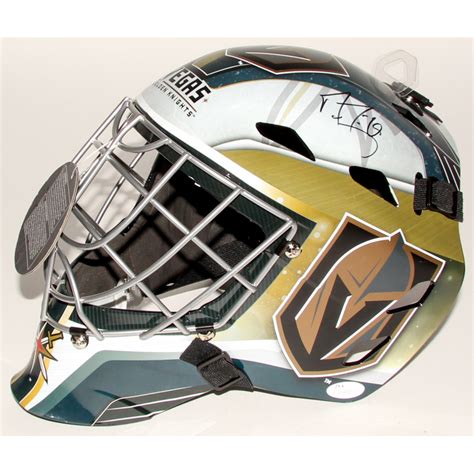 Marc-Andre Fleury Signed Golden Knights Goalie Mask (JSA Hologram ...