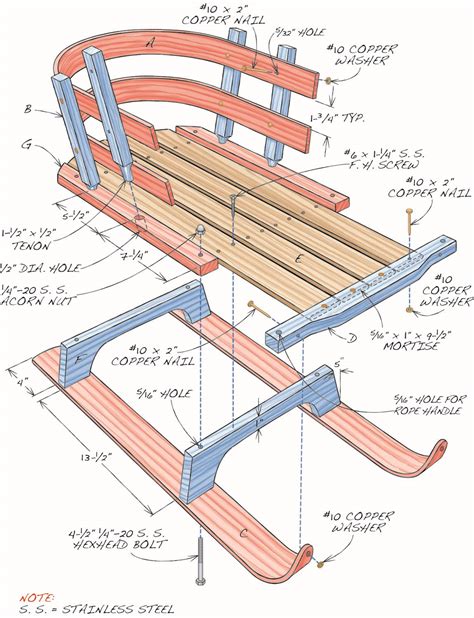 How to Make a Sled from a Tree | Popular Woodworking