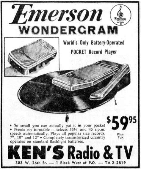 Vintage Newspaper Advertising For The Emerson Wondergram P… | Flickr