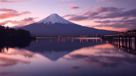 Premium AI Image | Mount Fuji sunrise in Japan