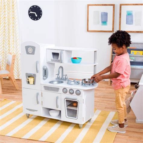 Vintage Play Kitchen - White | KidKraft UK