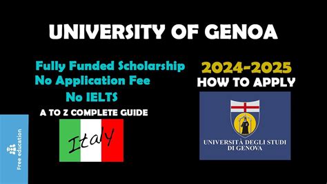 University of Genoa Italy | How to apply for University of Genoa ...