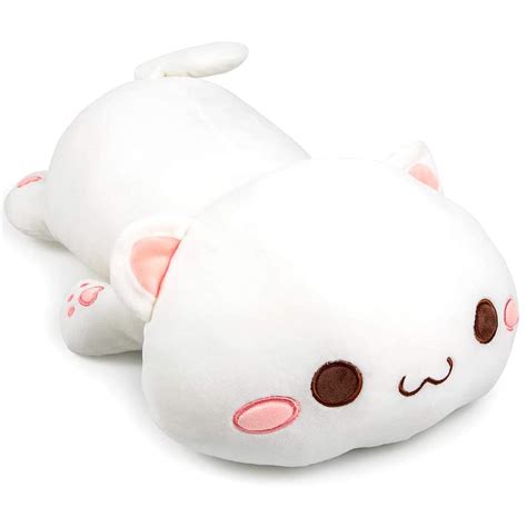 Buy Wego Gift Cute Kitten Plush Toy Stuffed Animal Pet Kitty Soft Anime Kawaii Cat Plush Pillow ...