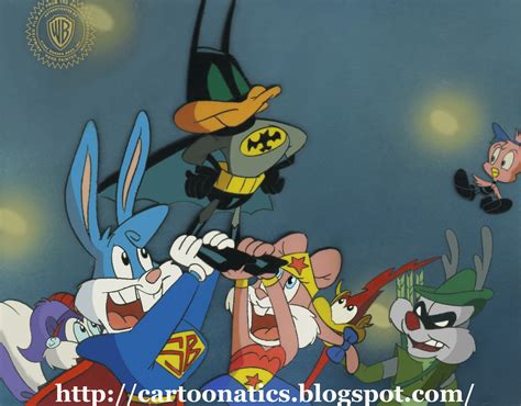 Cartoonatics: Plucky Duck as BatDuck in "Tiny Toon Adventures"