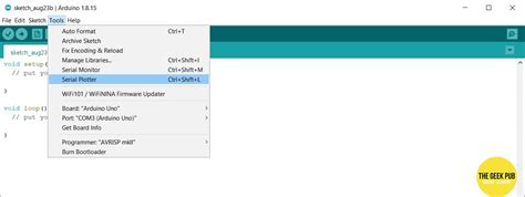 Arduino Serial Plotter Basics - The Geek Pub