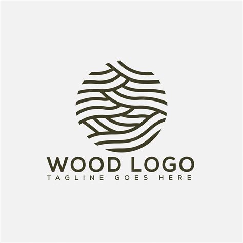 Premium Vector | Wood Logo Design Template Vector Graphic Branding Element