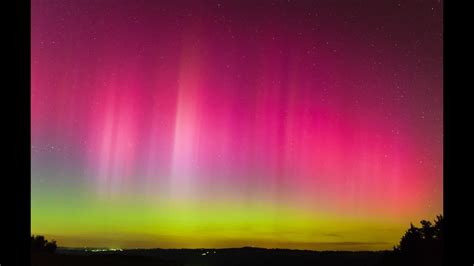 Aurora Borealis time-lapse – night of 10/11th May 2024, observed from ...