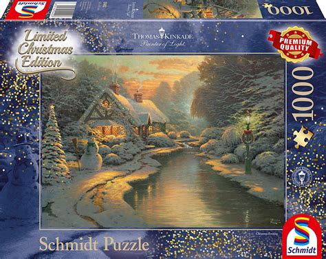 Schmidt Spiele 59492 Thomas Kinkade Christmas Eve Limited Edition 1000 ...