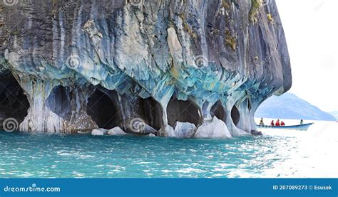 The Marble Cathedral Chapel, Capillas De Marmol, Puerto Tranquilo ...