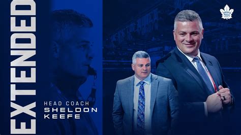 Maple Leafs Sign Head Coach Sheldon Keefe To Multi-Year Extension ...