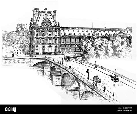 Tuileries landmark louvre Cut Out Stock Images & Pictures - Alamy
