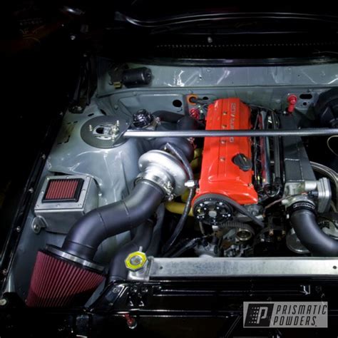 Volvo Turbo Engine in Silver Artery | Prismatic Powders