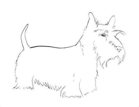 Scottie Dog Outline