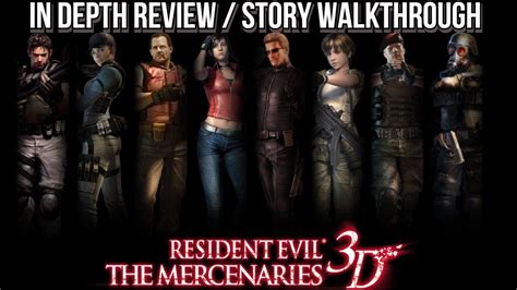 Resident Evil Story/Review - The Mercenaries 3D - YouTube