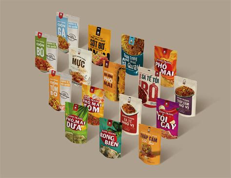 Food Snack packaging by Mây Design Thiết kế có tâm on Dribbble