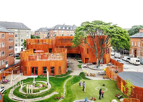 COBE's Copenhagen kindergarten designed as a "village for children" | School architecture ...