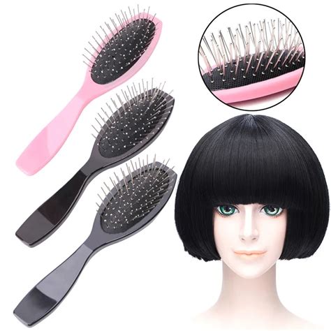 Professional Anti Static Steel Comb Brush For Wig Hair Extensions ...