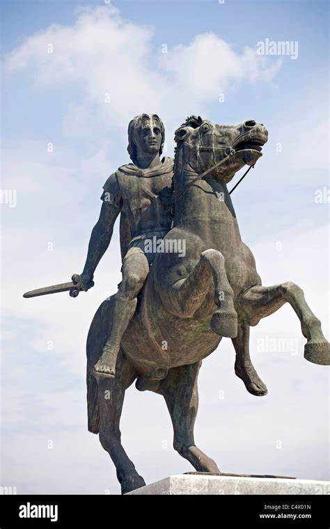 Statue alexander great thessaloniki city hi-res stock photography and images - Alamy