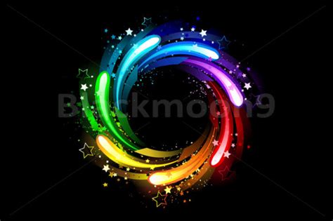 Round Rainbow Banner Graphic by Blackmoon9 · Creative Fabrica