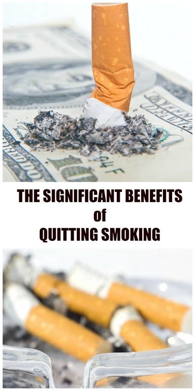 Significant Benefits of Quitting Smoking