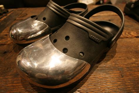 Safety toe crocs | tetsu hirayama | Flickr