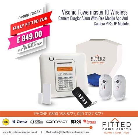 Fitted Home Alarms VisonicPowermaster : Visonic Powermaster 10 Wireless ...