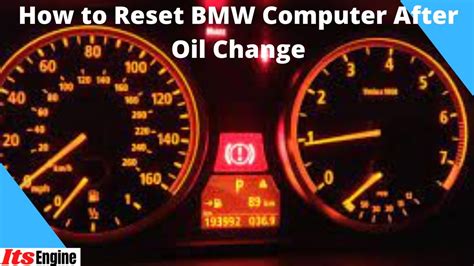 How to Reset BMW Computer After Oil Change. Step by Step