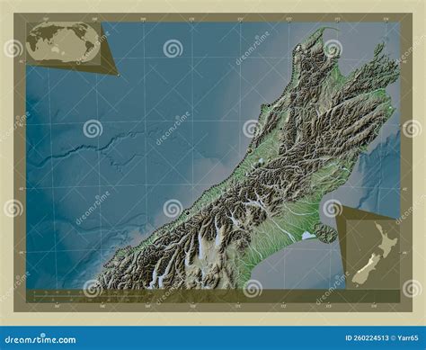 West Coast, New Zealand. Wiki. Major Cities Stock Illustration ...