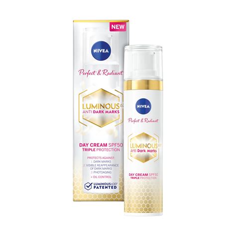 NIVEA Perfect & Radiant LUMINOUS630 Anti Dark Marks Day Cream SPF50, 40ml | Shop Today. Get it ...