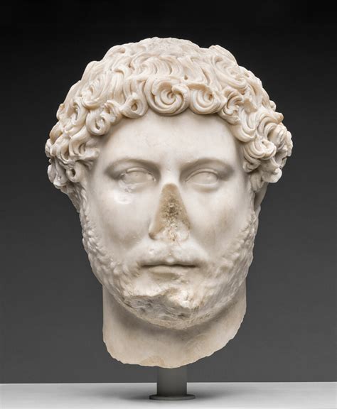 Portrait Head of Emperor Hadrian | The Art Institute of Chicago