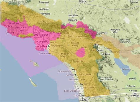 Map: Red Flag warning area reduced across Southern California, but high ...