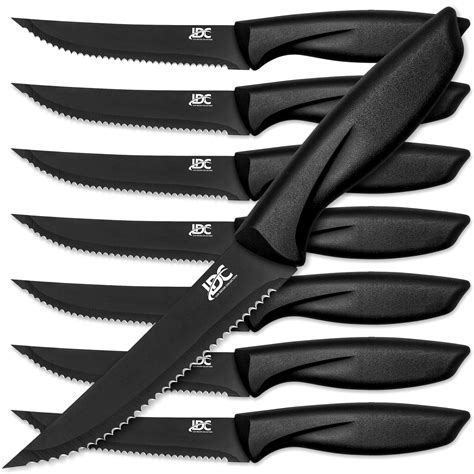 Wanbasion 8-Piece Steak Knife Set Dishwasher Safe, Steak Knife Set ...