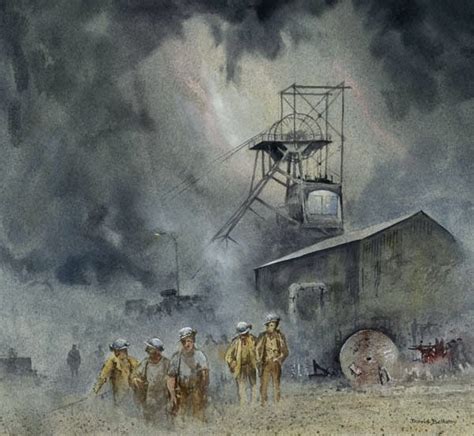 Coal mines in watercolour charcoal | Bellamy's Bivouac