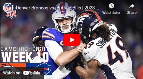 Broncos vs. Bills: ‘Monday Night Football’ full game highlights