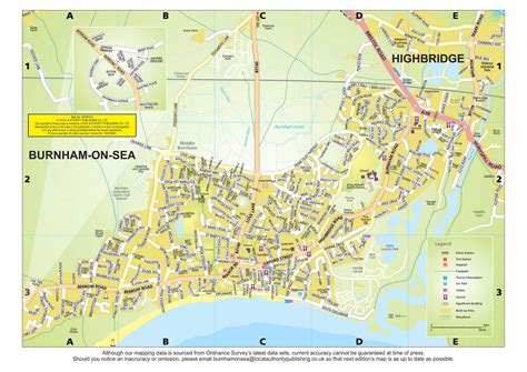 Map of Towns - Burnham-on-Sea & Highbridge Town Council