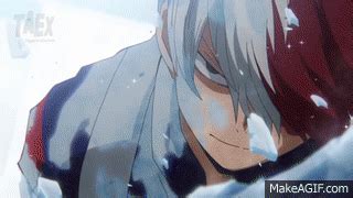 Todoroki ice attack on Make a GIF