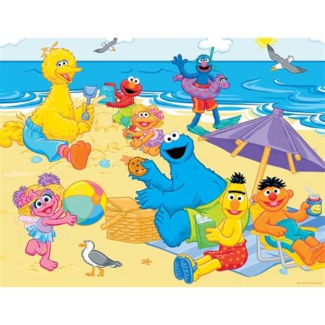 Masterpieces Sesame Street - Beach Day 24 Piece Jigsaw Puzzle, 1 unit ...