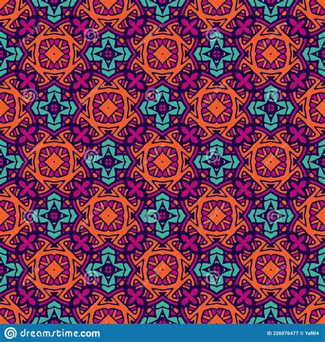 Seamless Pattern Ornament. Luxury Old Fashion Ready for Print Stock Vector - Illustration of ...